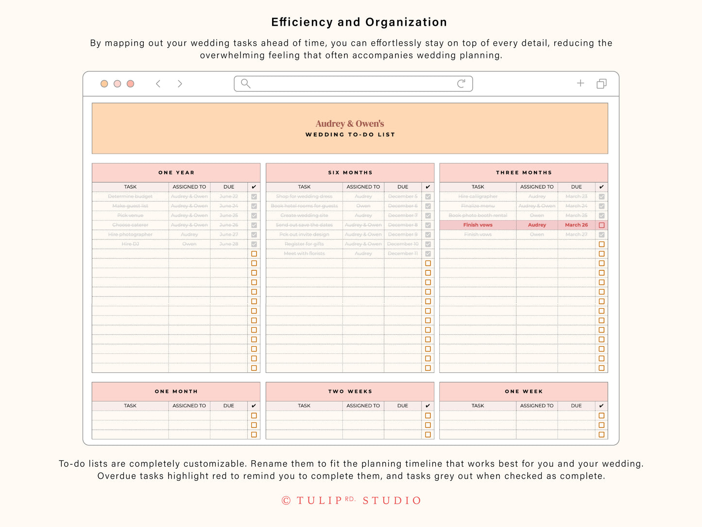 Wedding Planner | Google Sheets Template