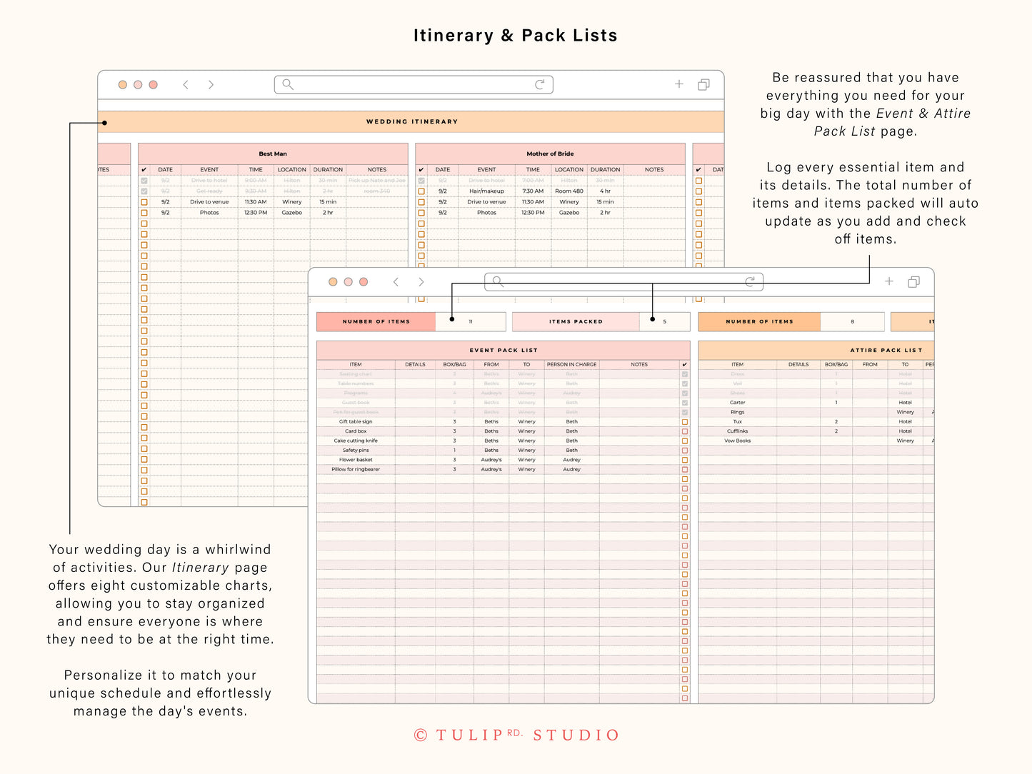 Wedding Planner | Google Sheets Template