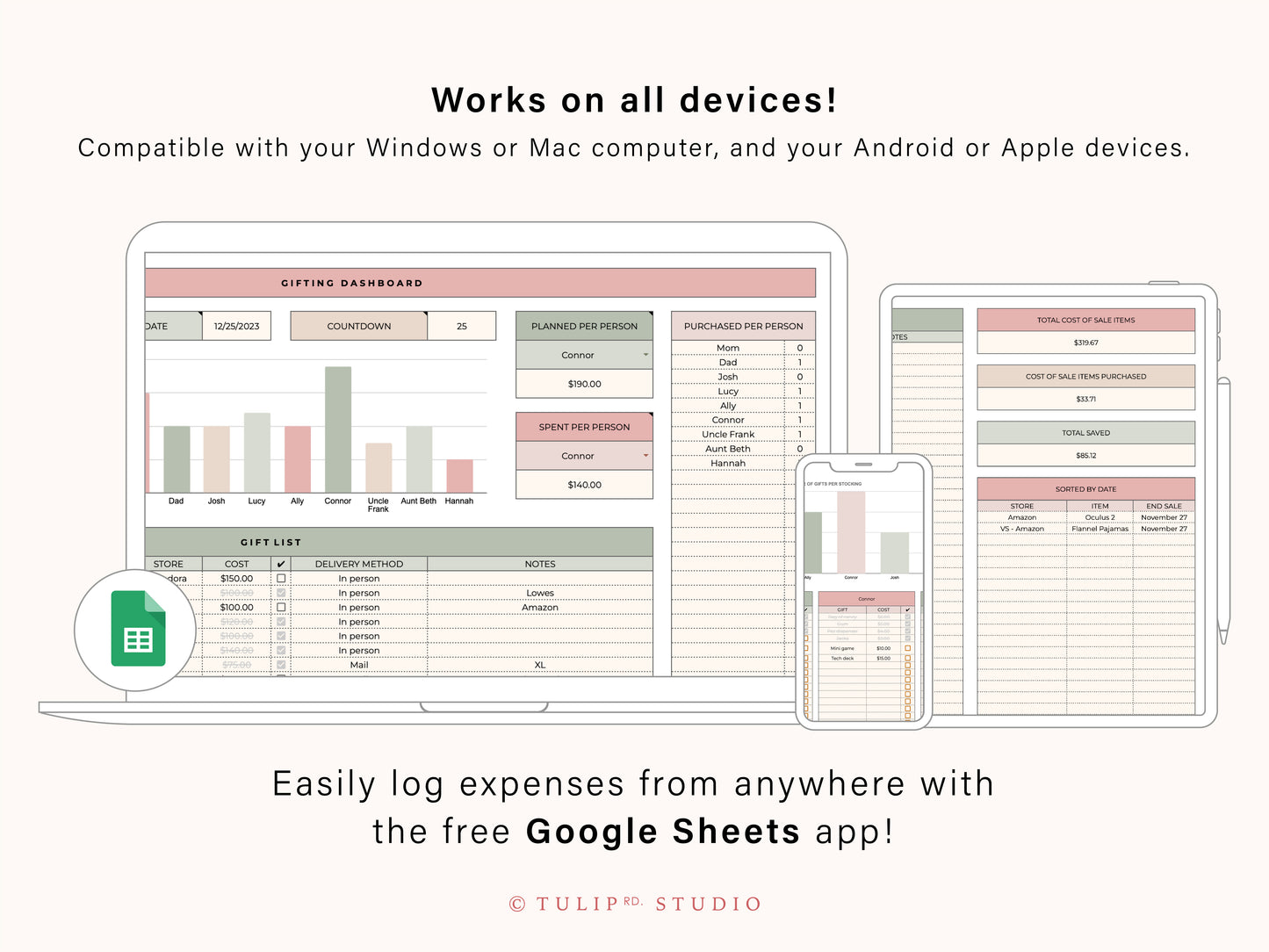 Holiday Planner | Google Sheets Template