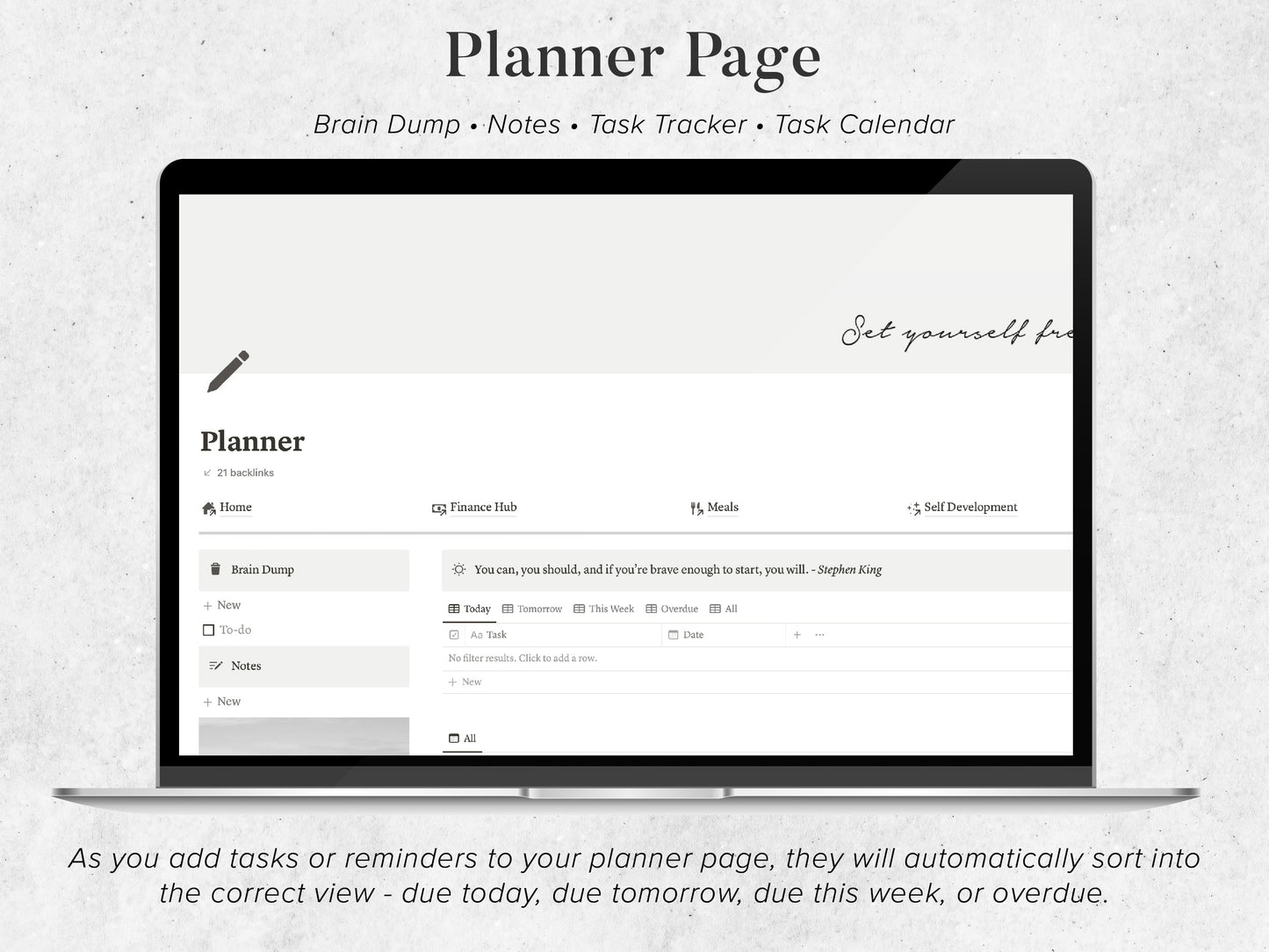 Life Planner | Notion Template