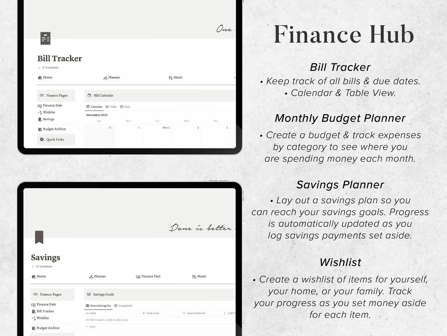 Life Planner | Notion Template