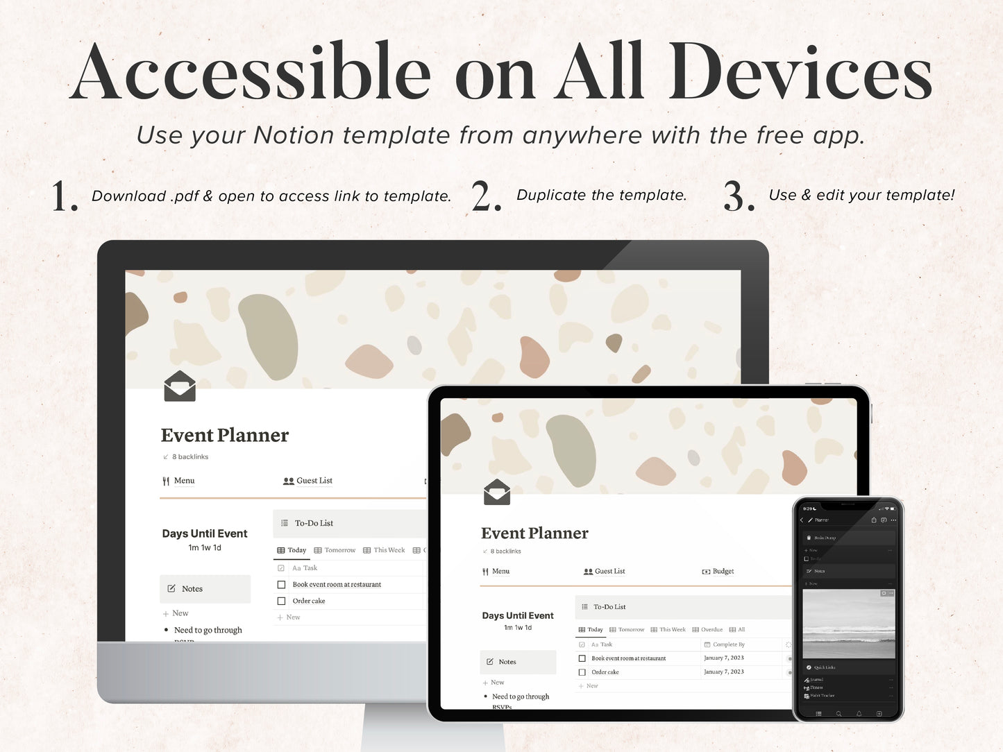 Event Planner | Notion Template